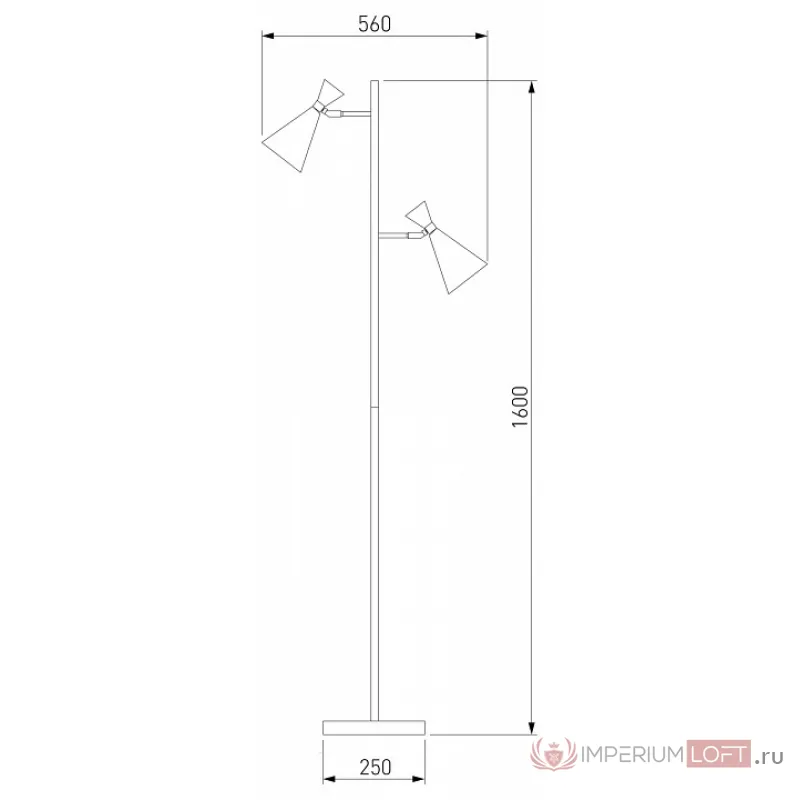 Торшер Bogate's Glustin 01109/2 от ImperiumLoft