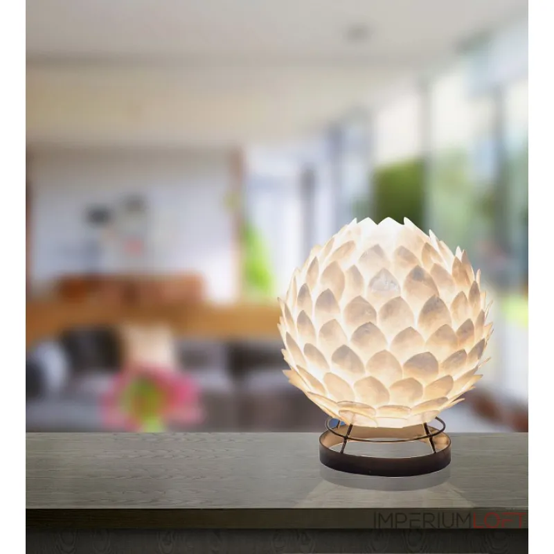 Настольная лампа декоративная Globo Bali I 25854T Цвет плафонов кремовый Цвет арматуры серый