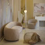 Стол журнальный с торшером Loft it Sonni 10145 Gold от ImperiumLoft