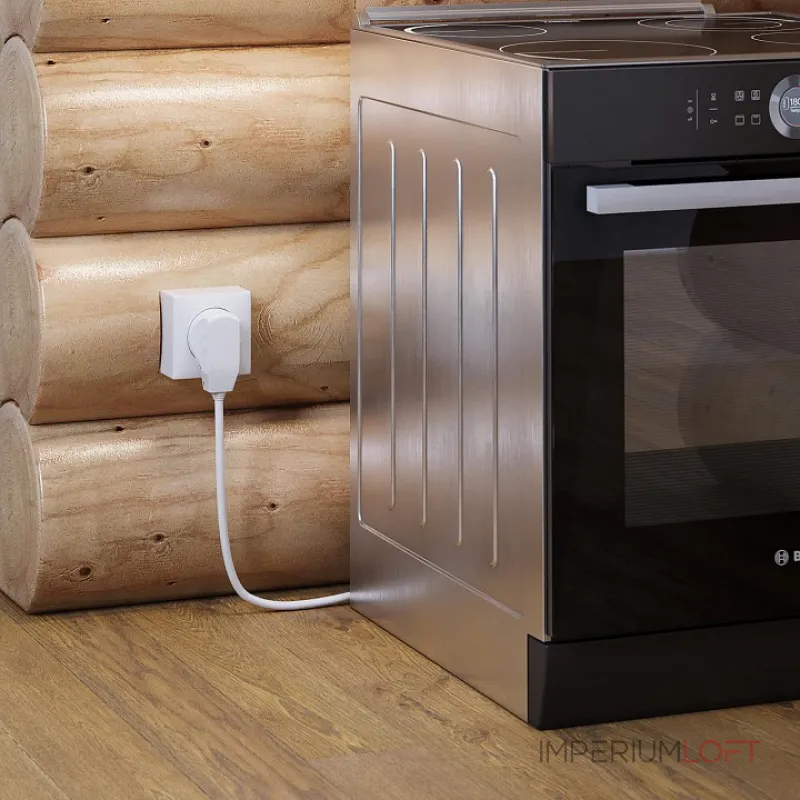 Короб накладной для силовой розетки Werkel белый W1199201 от ImperiumLoft