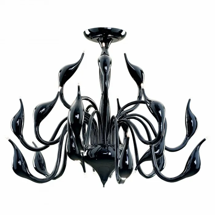 Люстра на штанге Lightstar Cigno Collo 751187 Цвет арматуры черный от ImperiumLoft