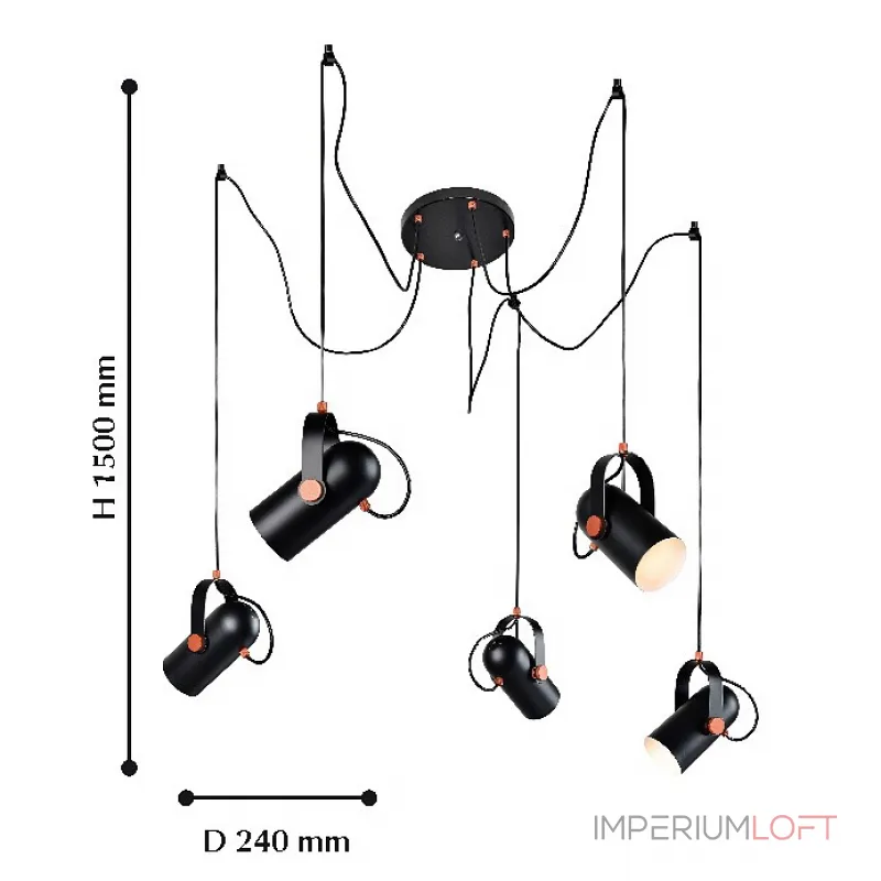 Подвесной светильник Favourite Ampolla 2007-5P Подвесной светильник Favourite Ampolla 2007-5P