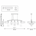 Подвесной светильник Lightstar Rullo LR7353628631 от ImperiumLoft