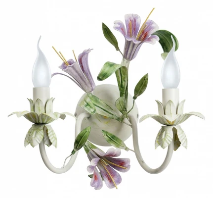 Бра Vitaluce V1116 V1116/2A Цвет арматуры разноцветный Цвет плафонов прозрачный