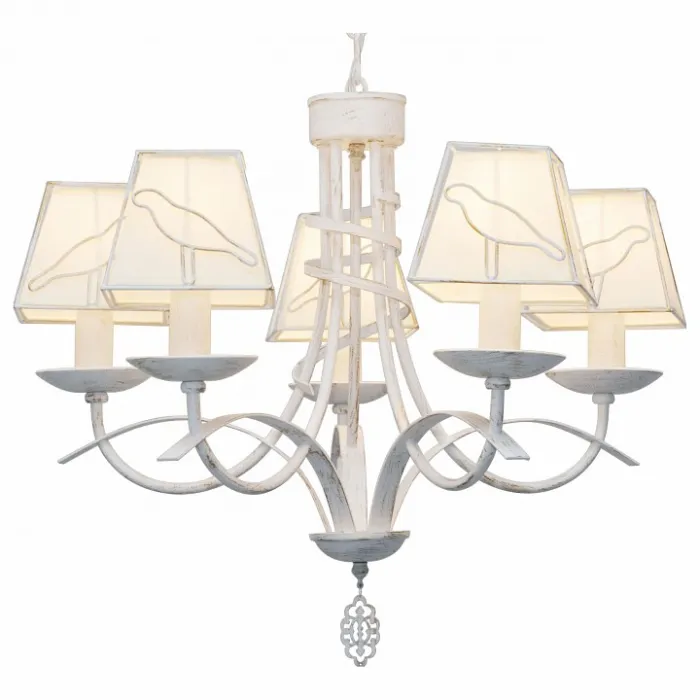 Подвесная люстра TopLight Grace TL1139-5H Цвет арматуры золото Цвет плафонов белый от ImperiumLoft