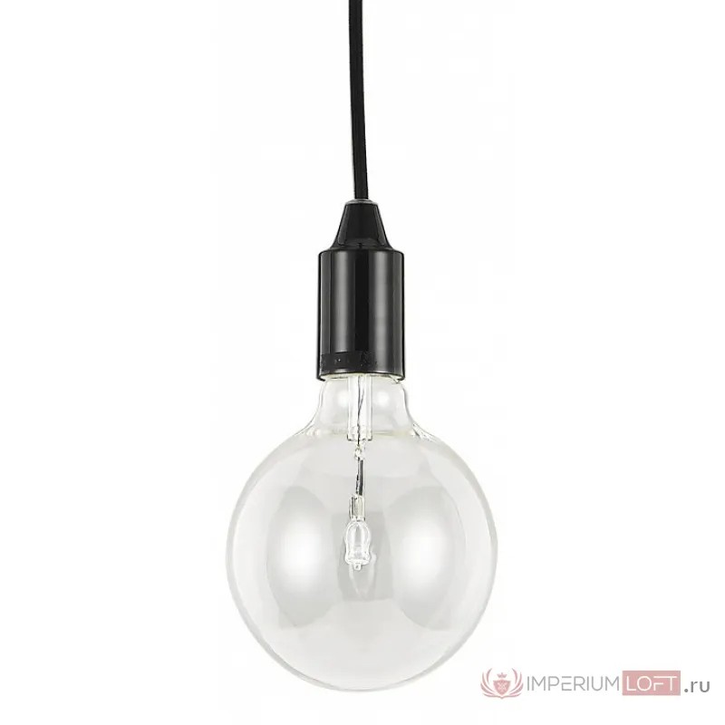 Подвесной светильник Ideal Lux Edison EDISON SP1 NERO Цвет арматуры черный от ImperiumLoft