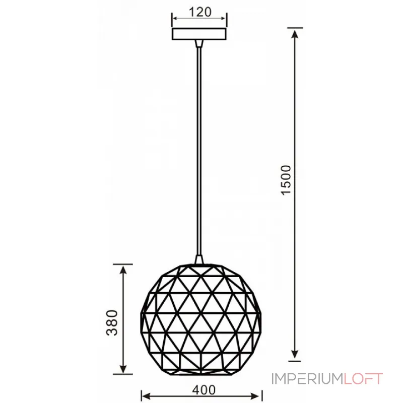 Подвесной светильник Deko-Light Asterope round 342133 
