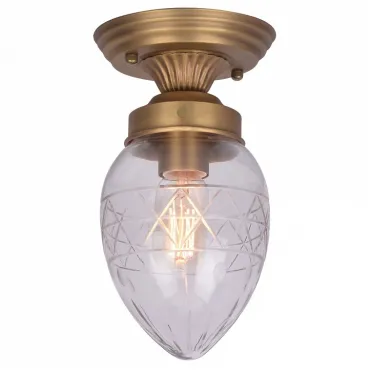 Накладной светильник Arte Lamp A2304PL-1SG Цвет арматуры золото Цвет плафонов прозрачный