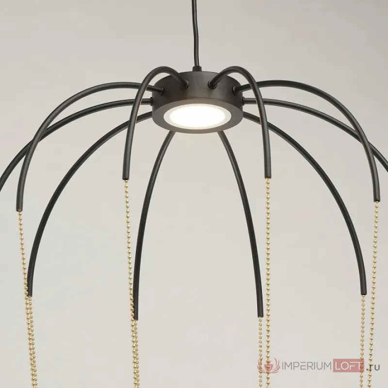 Подвесной светильник MW-Light Стелла 412010701 Цвет арматуры черный Цвет плафонов золото от ImperiumLoft