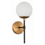 Бра ST-Luce Limano SL1203.401.01 Цвет плафонов белый Цвет арматуры бронза