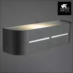 Накладной светильник Arte Lamp Cosmopolitan A7210AP-1BK Цвет арматуры черный Цвет плафонов белый от ImperiumLoft
