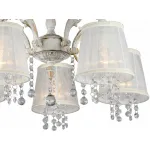 Люстра на штанге Omnilux Bologna OML-30007-05 Цвет арматуры золото Цвет плафонов золото от ImperiumLoft