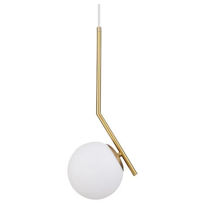 Подвесной светильник Arte Lamp Bolla-Unica A1924SP-1AB Цвет арматуры Коричневый Цвет плафонов Белый от ImperiumLoft