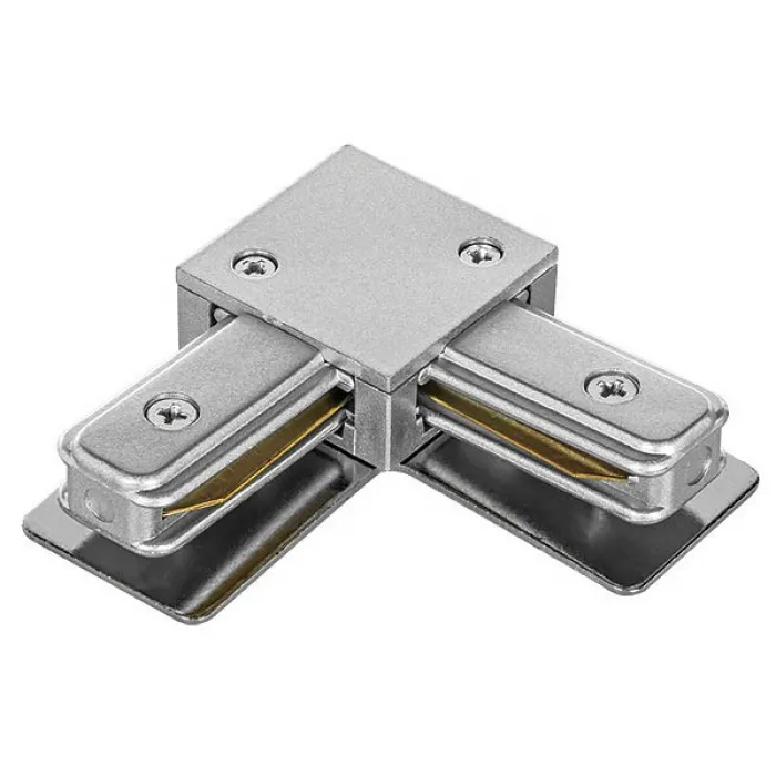 Соединитель с токопроводом угловой L-образный для треков Lightstar Barra 502129 Цвет арматуры серый от ImperiumLoft