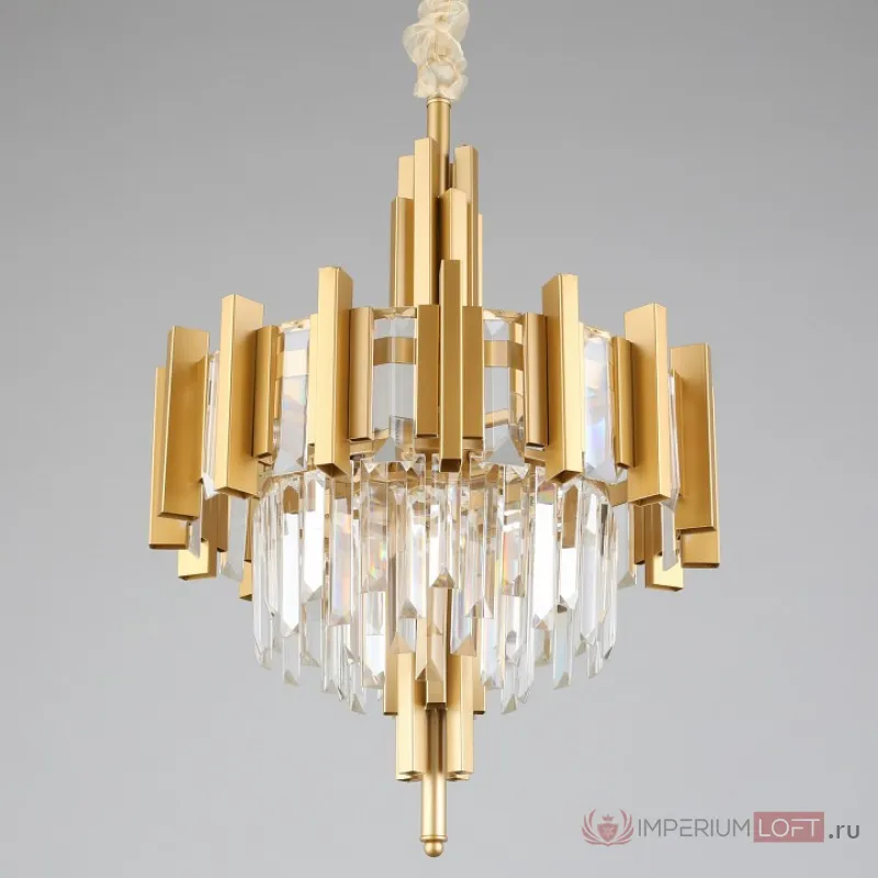 Подвесной светильник Omnilux Gaeta OML-69703-06 Цвет арматуры золото Цвет плафонов золото от ImperiumLoft