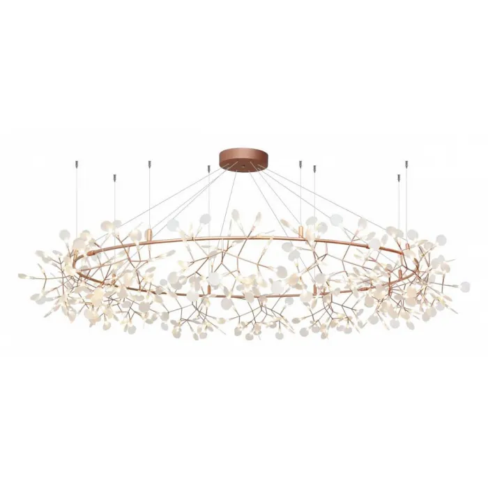 Подвесная люстра Loft it Heracleum 9022-324 Цвет арматуры золото Цвет плафонов белый от ImperiumLoft