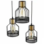 Подвесной светильник Vele Luce Abbis 654 VL6262P03 Цвет арматуры черный Цвет плафонов черный от ImperiumLoft