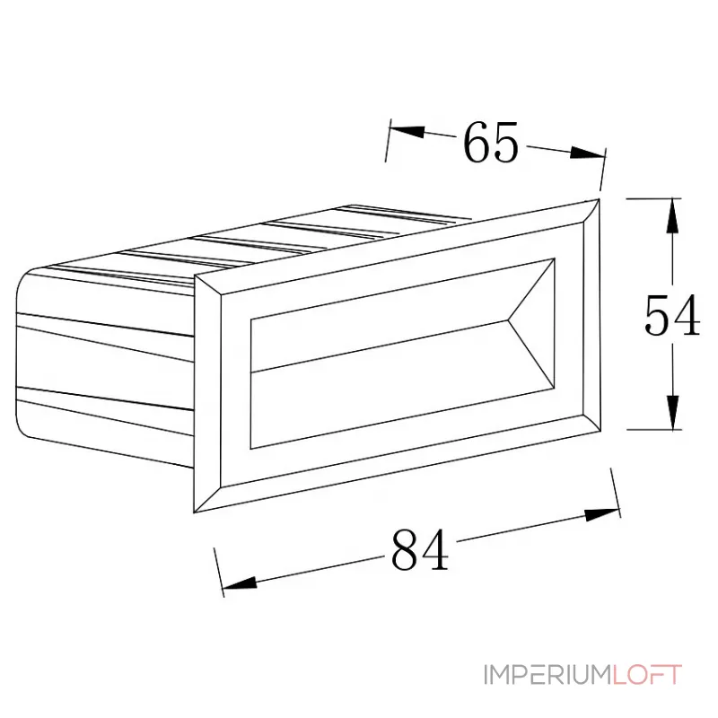 Встраиваемый светильник Maytoni Bosca O045SL-L3W3K от ImperiumLoft