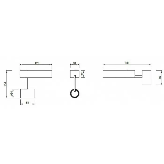 Светильник на штанге Donolux DL18788 DL18788/01M Black 4000K от ImperiumLoft