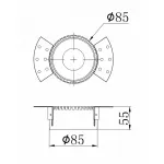 Встраиваемый светильник Donolux DL18892 DL18892/01R White