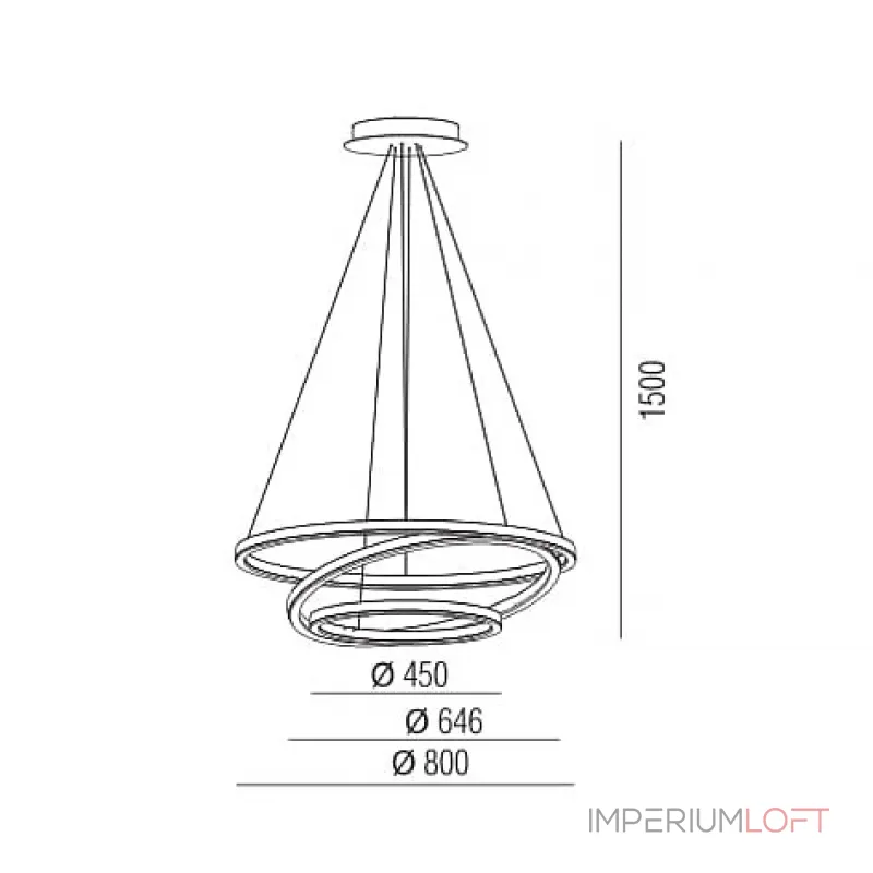 Подвесная люстра Donolux S111029 S111029/3 D800 Подвесная люстра Donolux S111029 S111029/3 D800