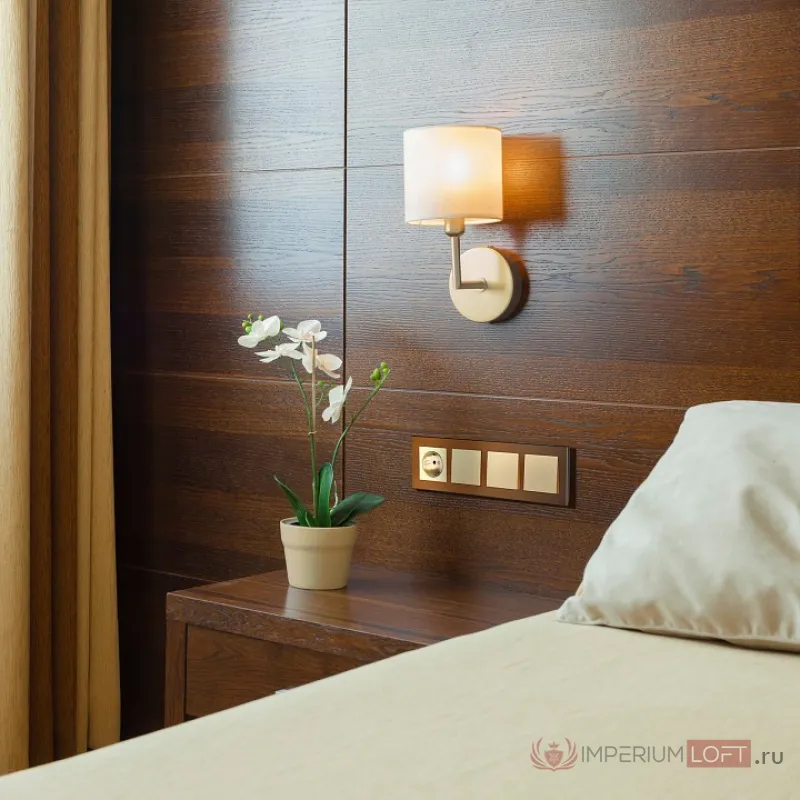 Рамка на 4 поста Werkel коричневый алюминий W0041714 от ImperiumLoft