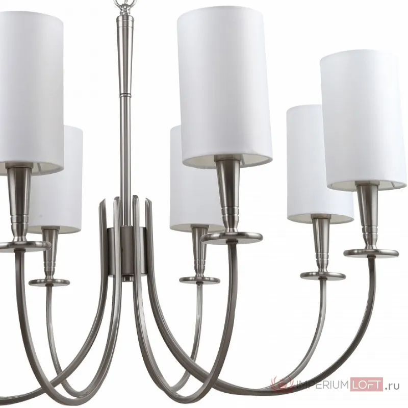 Подвесная люстра Stilfort Flokky 1044/11/08P Цвет плафонов белый Цвет арматуры никель от ImperiumLoft