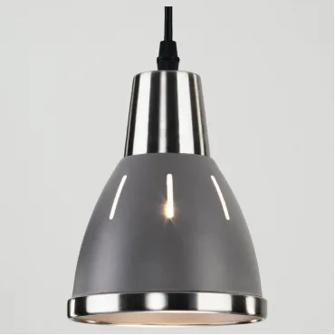 Подвесной светильник Eurosvet Nort 50173/1 серый Цвет плафонов хром Цвет арматуры хром
