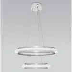 Подвесной светильник Eurosvet Imperio 90241/2 белый/ серебро Smart от ImperiumLoft