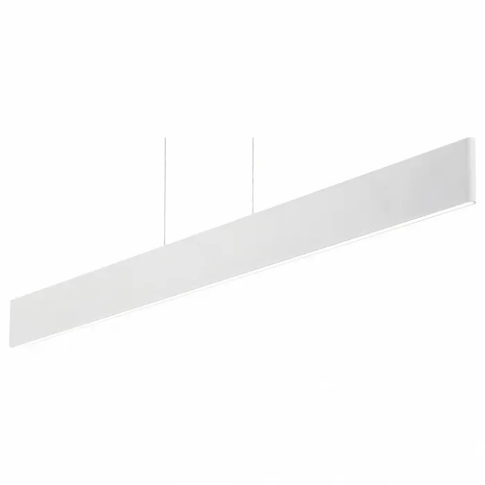 Подвесной светильник Ideal Lux Desk DESK SP1 BIANCO Цвет плафонов белый Цвет арматуры белый от ImperiumLoft