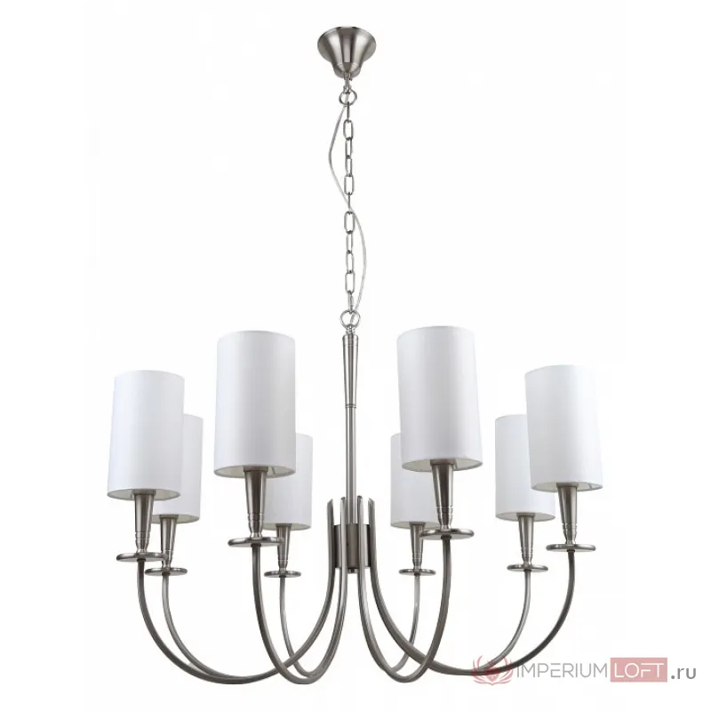 Подвесная люстра Stilfort Flokky 1044/11/08P Цвет плафонов белый Цвет арматуры никель от ImperiumLoft