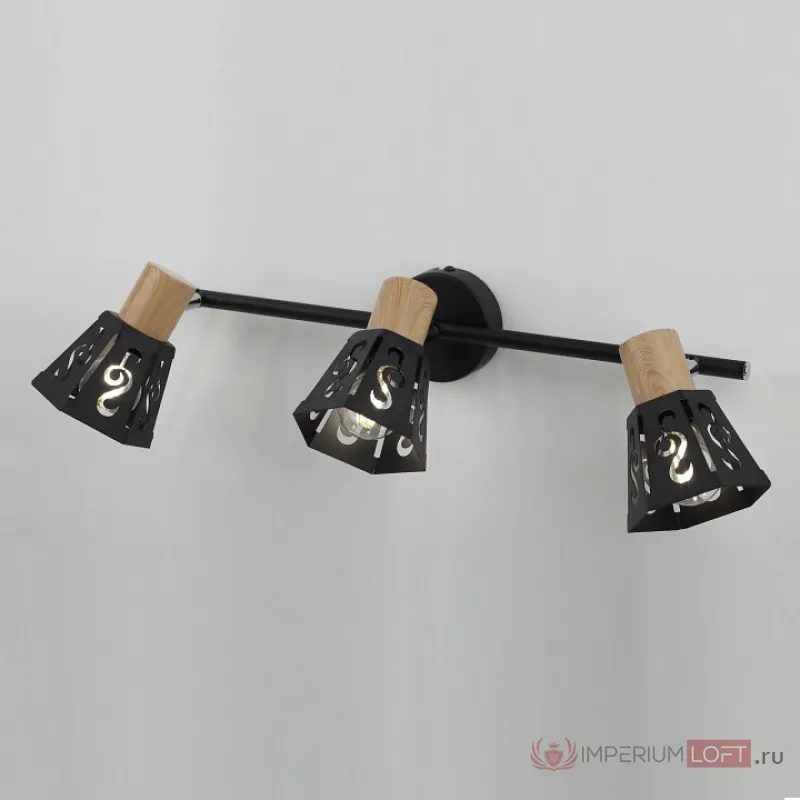 Спот Rivoli Notabile W3 BK Б0038112 Цвет арматуры черный Цвет плафонов черный от ImperiumLoft