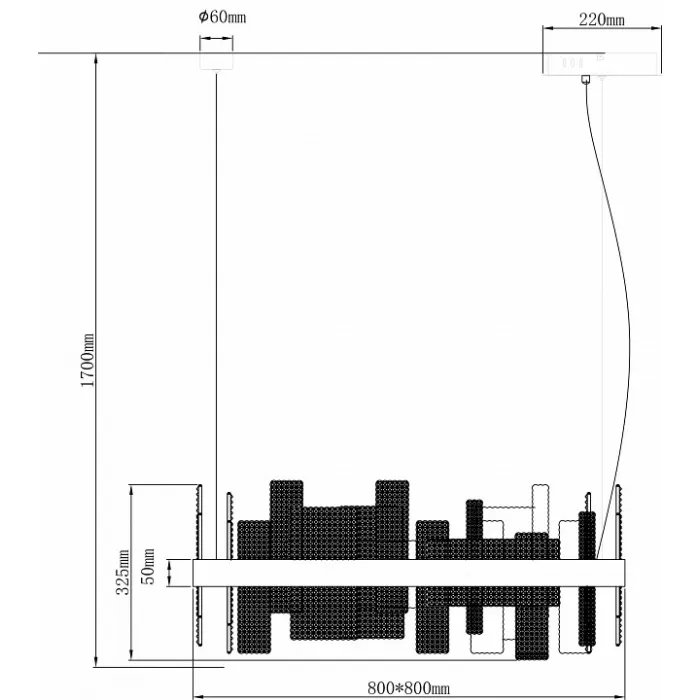 Подвесной светильник Wertmark Lotta WE461.02.303 от ImperiumLoft