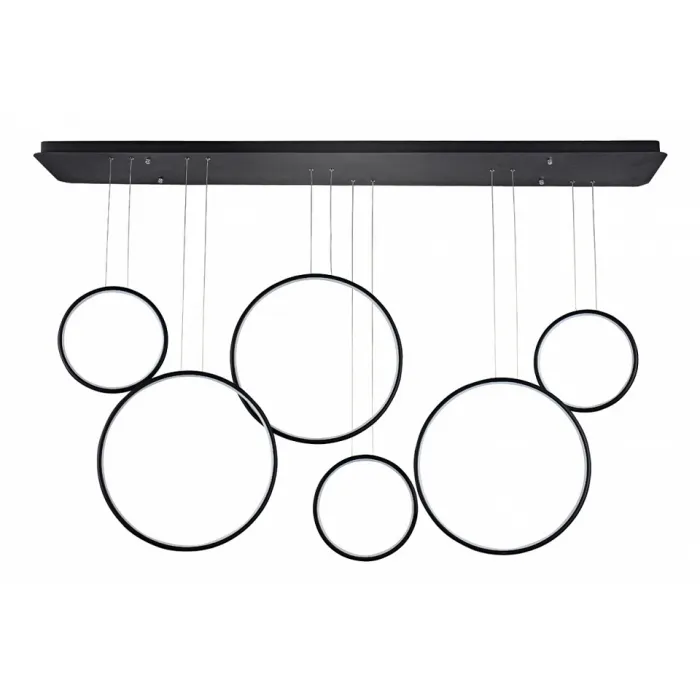 Подвесной светильник Donolux 111024 S111024/6 180W Black от ImperiumLoft