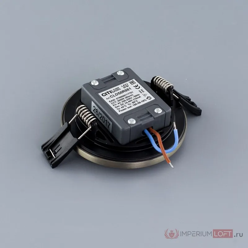 Встраиваемый светильник Citilux Омега CLD50R081 Цвет плафонов белый Цвет арматуры хром от ImperiumLoft