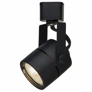Светильник на штанге Arte Lamp Track Lights A1310PL-1BK Цвет арматуры черный Цвет плафонов черный от ImperiumLoft