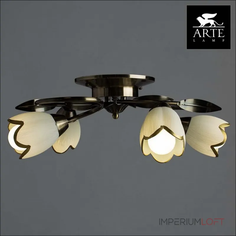 Потолочная люстра Arte Lamp Perce A6061PL-4AB 