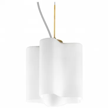 Подвесной светильник Lightstar Nubi Legno 802115 Цвет плафонов белый Цвет арматуры коричневый от ImperiumLoft