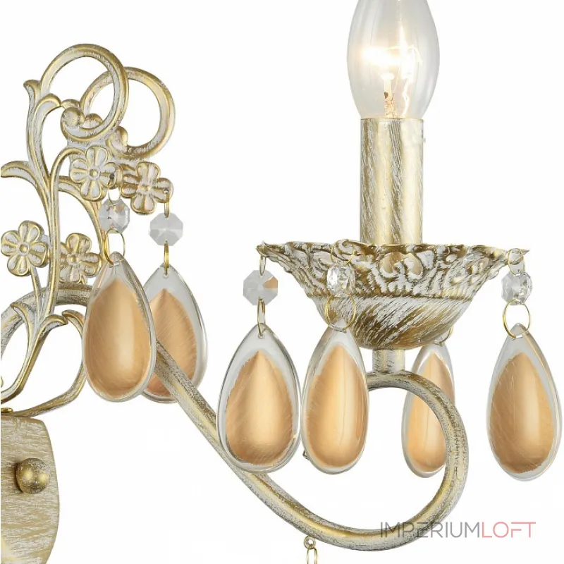 Бра Arte Lamp Ciondolo A5676AP-1WG Цвет арматуры золото Цвет плафонов золото