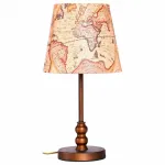 Настольная лампа декоративная Favourite Mappa 1122-1T Цвет арматуры коричневый Цвет плафонов разноцветный от ImperiumLoft