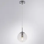 Подвесной светильник Arte Lamp Tureis A9915SP-1CC Цвет арматуры Серый Цвет плафонов Неокрашенный от ImperiumLoft