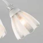 Люстра на штанге Eurosvet Floranse 30155/5 белый Цвет арматуры белый Цвет плафонов белый от ImperiumLoft