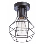 Накладной светильник Arte Lamp 1109 A1109PL-1BK Цвет арматуры черный Цвет плафонов черный