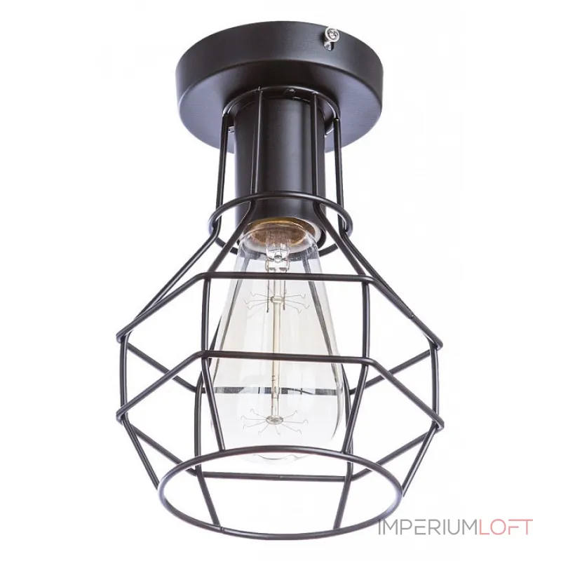 Накладной светильник Arte Lamp 1109 A1109PL-1BK Цвет арматуры черный Цвет плафонов черный
