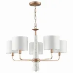 Подвесная люстра ST-Luce Vellino SL1163.203.05 Цвет плафонов белый Цвет арматуры латунь от ImperiumLoft