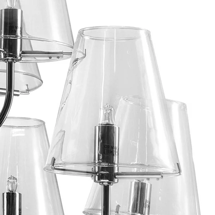 Подвесная люстра Lightstar Diafano 758164 Цвет арматуры хром Цвет плафонов прозрачный от ImperiumLoft