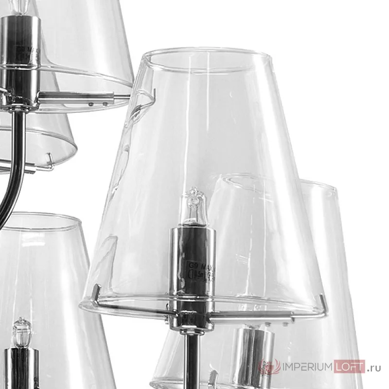 Подвесная люстра Lightstar Diafano 758164 Цвет арматуры хром Цвет плафонов прозрачный от ImperiumLoft