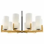 Подвесная люстра Maytoni Fortano MOD089PL-10BS Цвет арматуры латунь Цвет плафонов белый от ImperiumLoft
