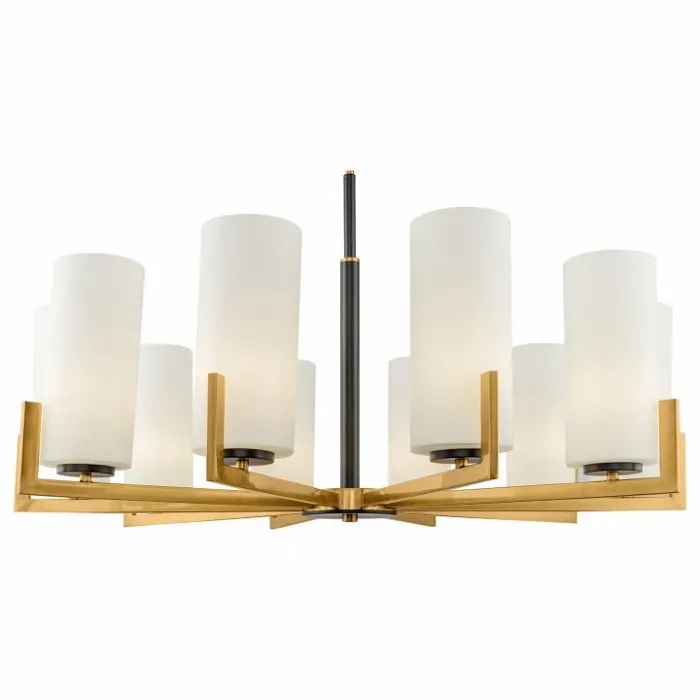 Подвесная люстра Maytoni Fortano MOD089PL-10BS Цвет арматуры латунь Цвет плафонов белый от ImperiumLoft