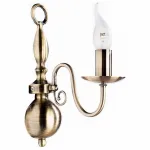 Бра Arte Lamp Antwerp A1029AP-1AB Цвет арматуры бронза Цвет плафонов прозрачный
